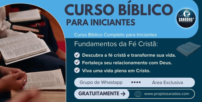 SARADOS - CURSO BIBLICO PARA INICIANTES